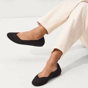 Rothy's Black Pointed Ballet Flats